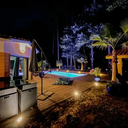 Magnifique Villa Avec Piscine Biscarrosse Esterno foto