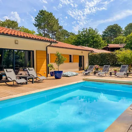 Magnifique Villa Avec Piscine Biscarrosse Esterno foto
